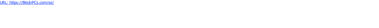 URL: https://BitsInPCs.com/se/
